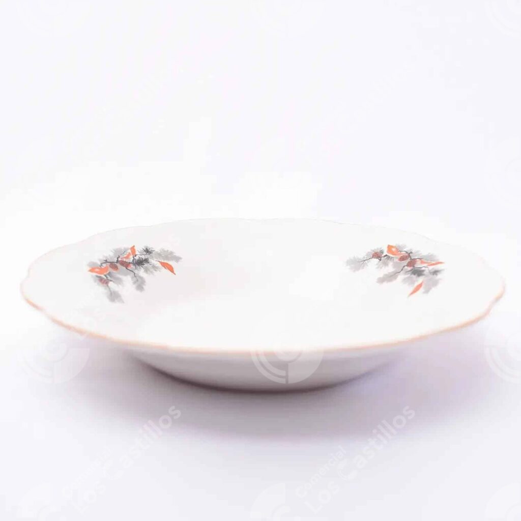 Plato8-1-1-2.Jpg Plato De Porcelana Decorativo N8 - Comercial Los Castillos