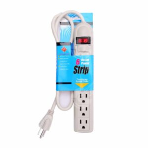 Regleta Eléctrica 6 Salidas Con Protección - Comercial Los Castillos