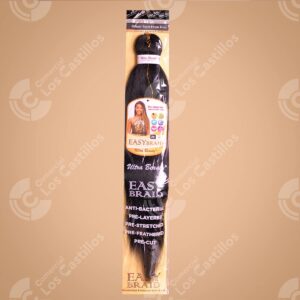 Icame Cabello Sintético Negro Antibacterial
