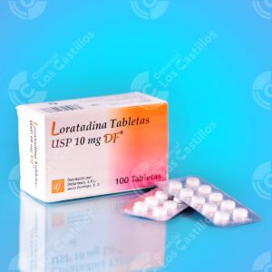 Loratadina 10mg - Alivio de Rinitis Alérgica (Caja/100)