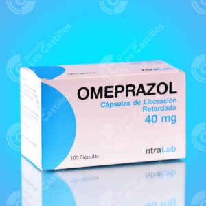 Omeprazol 40mg - Alivio del Reflujo (100 Cápsulas)