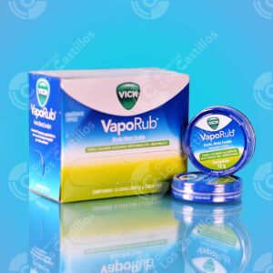 Mentol Vick Vaporub - Alivio de síntomas del resfriado (12 unidades)