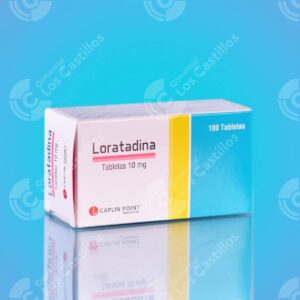 Caplin Loratadina Tabletas - Alivio de Alergias (100 Tabletas)