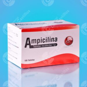 Ampicilina 1000mg Tabletas 100 Unidades
