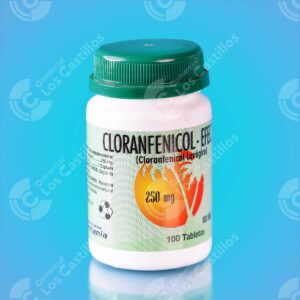 Clorafenicol 250mg - Antibacteriano Efectivo (100 Tabletas)
