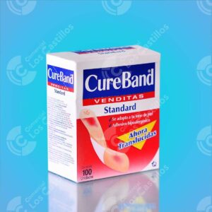 CureBand Venditas - curitas Adhesivo Hipoalergénico (100 Unidades)