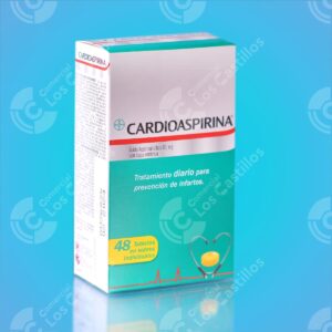 Bayer Cardioaspirina - Ayuda a la salud cardiovascular (48 tabletas)