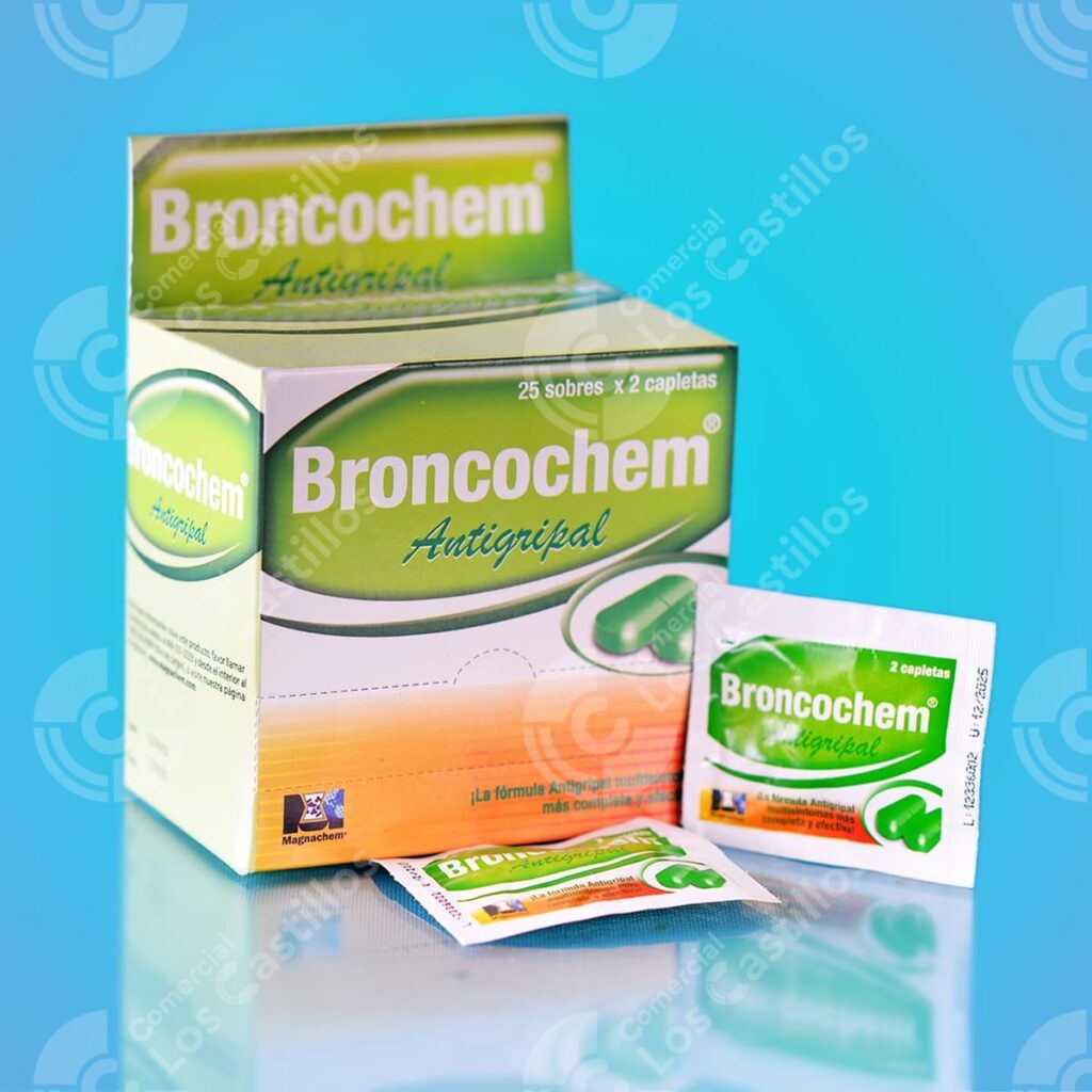 Dsc_2191 Broncochen - Alivio De Síntomas Gripales (50 Tablets) - Comercial Los Castillos