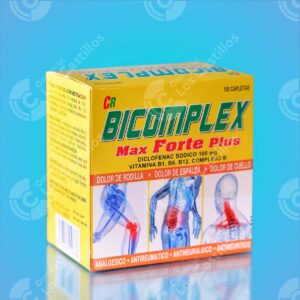Bicomplex Forte 100Mg - Apoyo Para Articulaciones (Caja De 100 Cápsulas) - Comercial Los Castillos