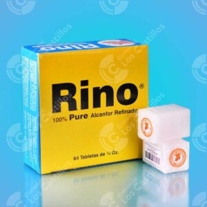Rino Alcanfor Refinado - Mejora la circulación (64 tabletas)