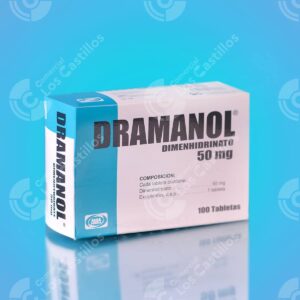 Laboratorios Alfa Dramanol 50mg - Alivio de Náuseas (100 Tabletas)