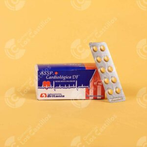 Aspirina Cardiológica DF - Ayuda a reducir el riesgo de infarto (81mg)