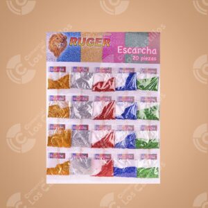 Ruger Escarcha Multicolor 20 Piezas