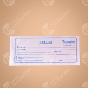 Talonario de Recibo