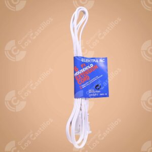 Elektra Extensión Eléctrica Blanca 6ft