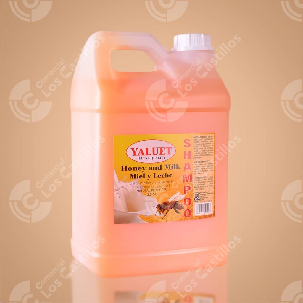 Shampoo Garrafon Yalue Yaluet Shampoo Miel Y Leche 5L - Comercial Los Castillos