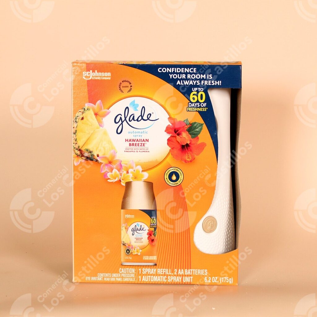 Glade 2 1200X1200 Glade Ambientador Automático Hawaiian Breeze 175G - Comercial Los Castillos