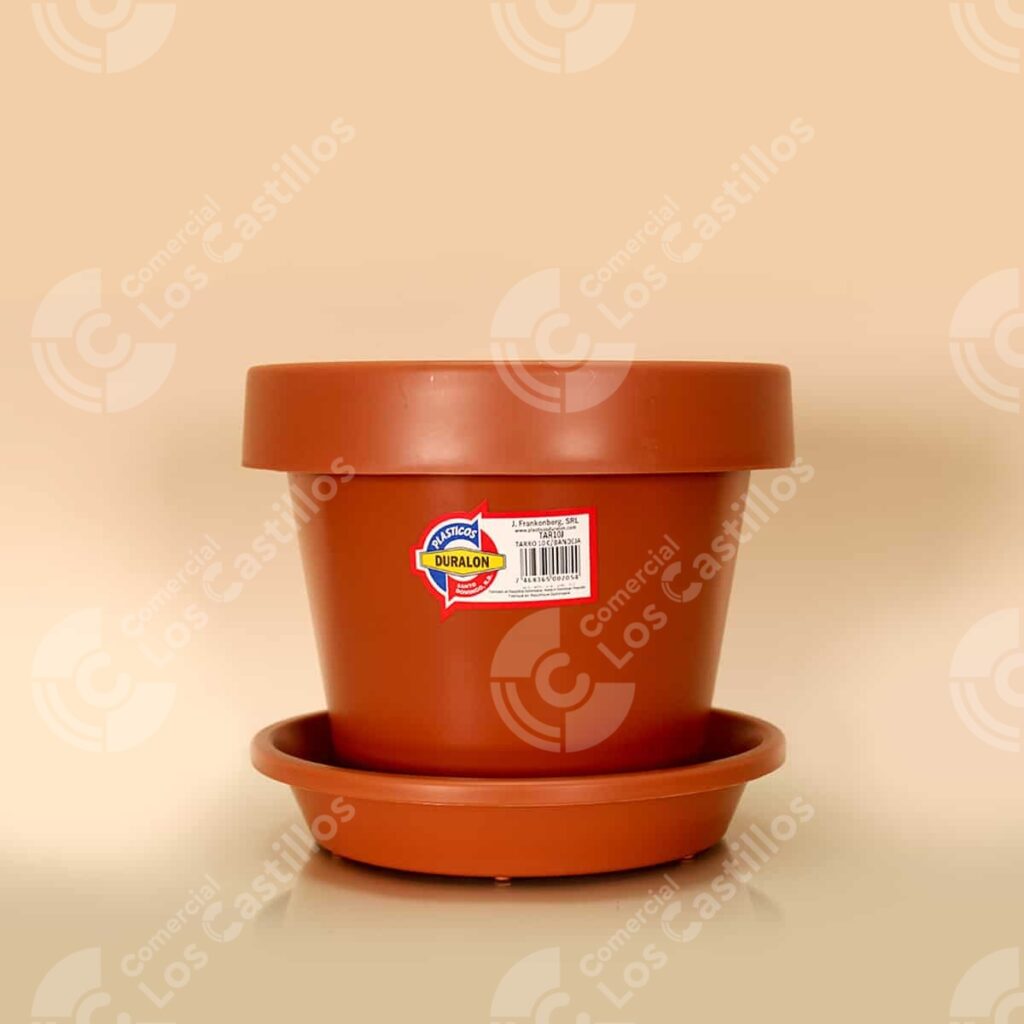 001888 Tarro Plástico 10 C/Bandeja - Comercial Los Castillos