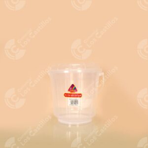 Family Plastics Cubeta Transparente Mediana