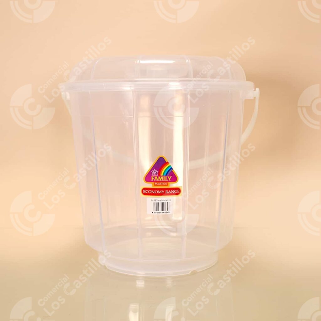 00453 Family Plastics Cubeta Transparente 520 - Comercial Los Castillos