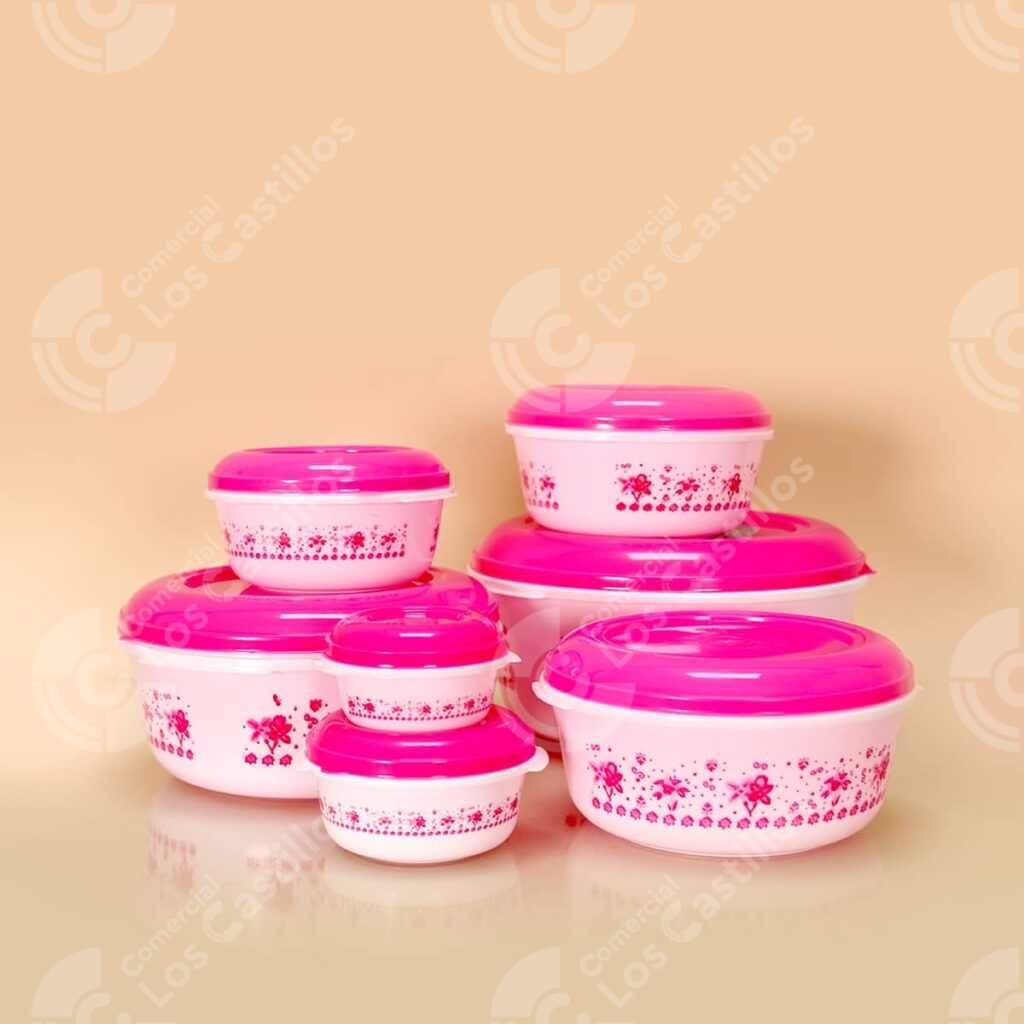 00612 Eurokitchen Cantinas Estampadas Set De Plástico - Comercial Los Castillos