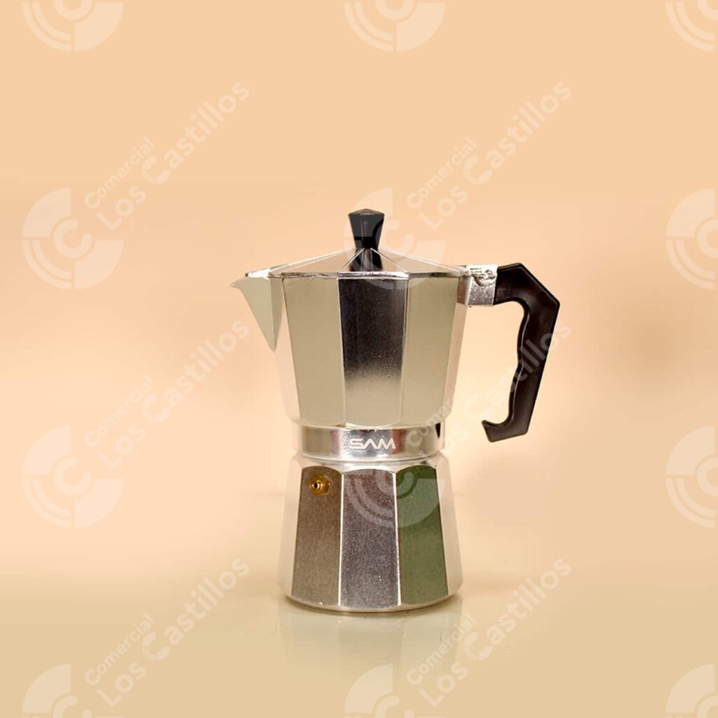 00699-1 Greca Aluminio 6 Tazas - Comercial Los Castillos