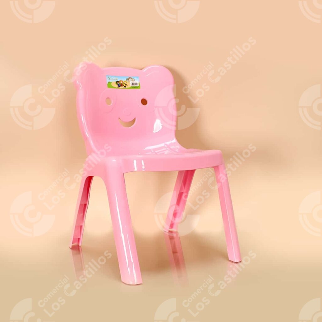 00708-1 Silla Infantil Plástica Rosa - Comercial Los Castillos