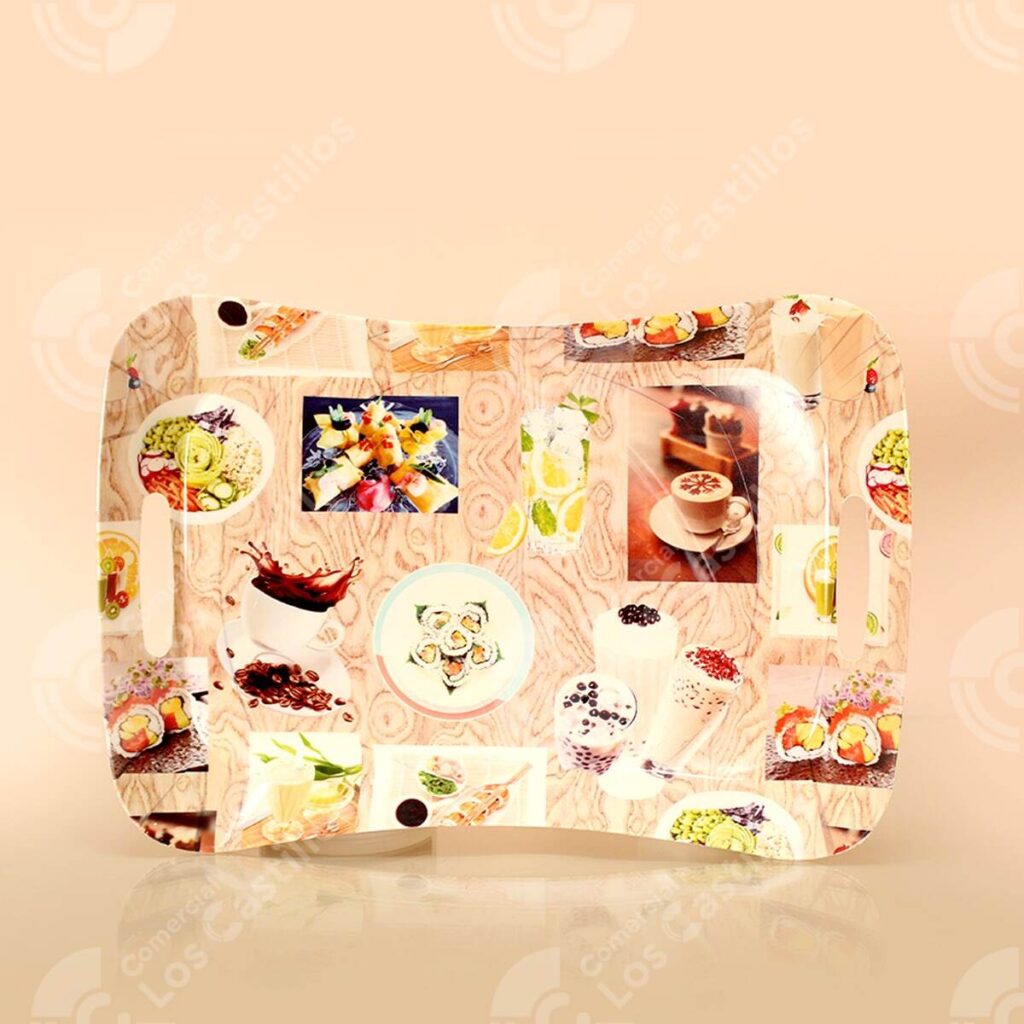 22002252 Bandeja Rectangular Decorativa Cocina - Comercial Los Castillos
