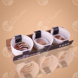 Set Mini Bowls Cerámica Blanca 3 Piezas