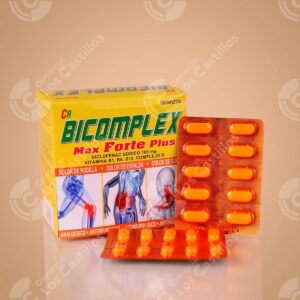 Bicomplex Forte 100mg - Apoyo para articulaciones (Caja de 100 cápsulas)