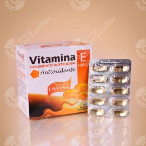 Vitamina E 1000UI - Antioxidante Natural (100 Cápsulas)