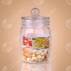 Envase de Cristal Transparente para Alimentos