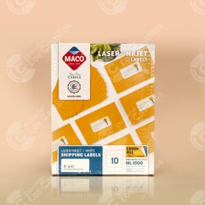 Maco Etiquetas Blancas 2"x4" 100 Hojas