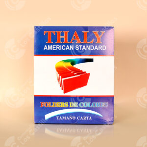 THALY Folders de Colores Tamaño Carta 100uds