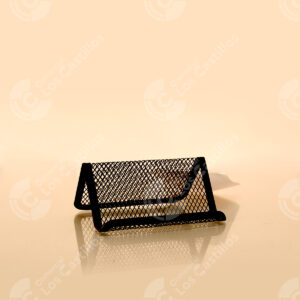 Talbot Porta Tarjeta de Metal Negro