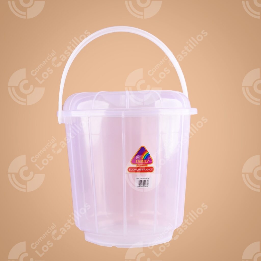 Img_5544-2 Family Plastics Cubeta Transparente 517 - Resistencia Y Practicidad - Comercial Los Castillos