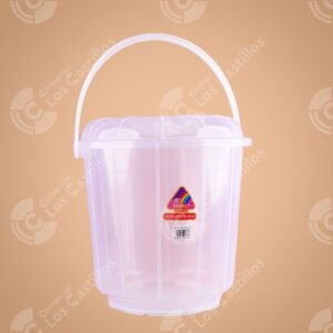 Family Plastics Cubeta Transparente 517 - Resistencia y Practicidad