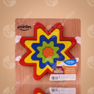 Pointer Rompecabezas De Madera Estrella - Comercial Los Castillos