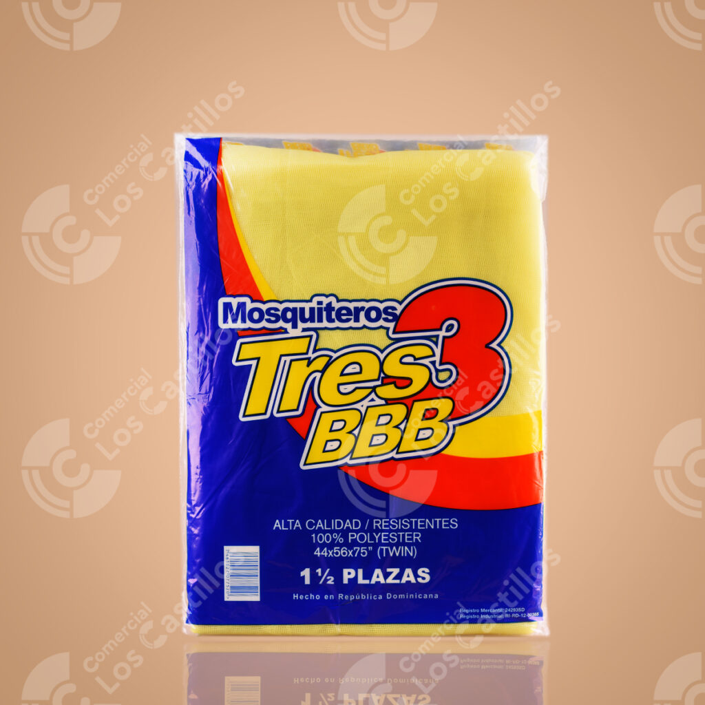 22002859 Mosquitero Tres Bbb - Protección Contra Insectos (1.5 Plaza) - Comercial Los Castillos
