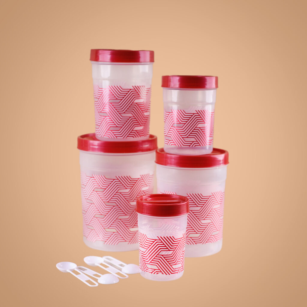 Psm5023 Envase Plástico 5Pcs – Almacenamiento Seguro (Juego De 5) - Comercial Los Castillos