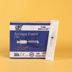 Jeringa 3CC - Medición Precisa de Líquidos (Caja)